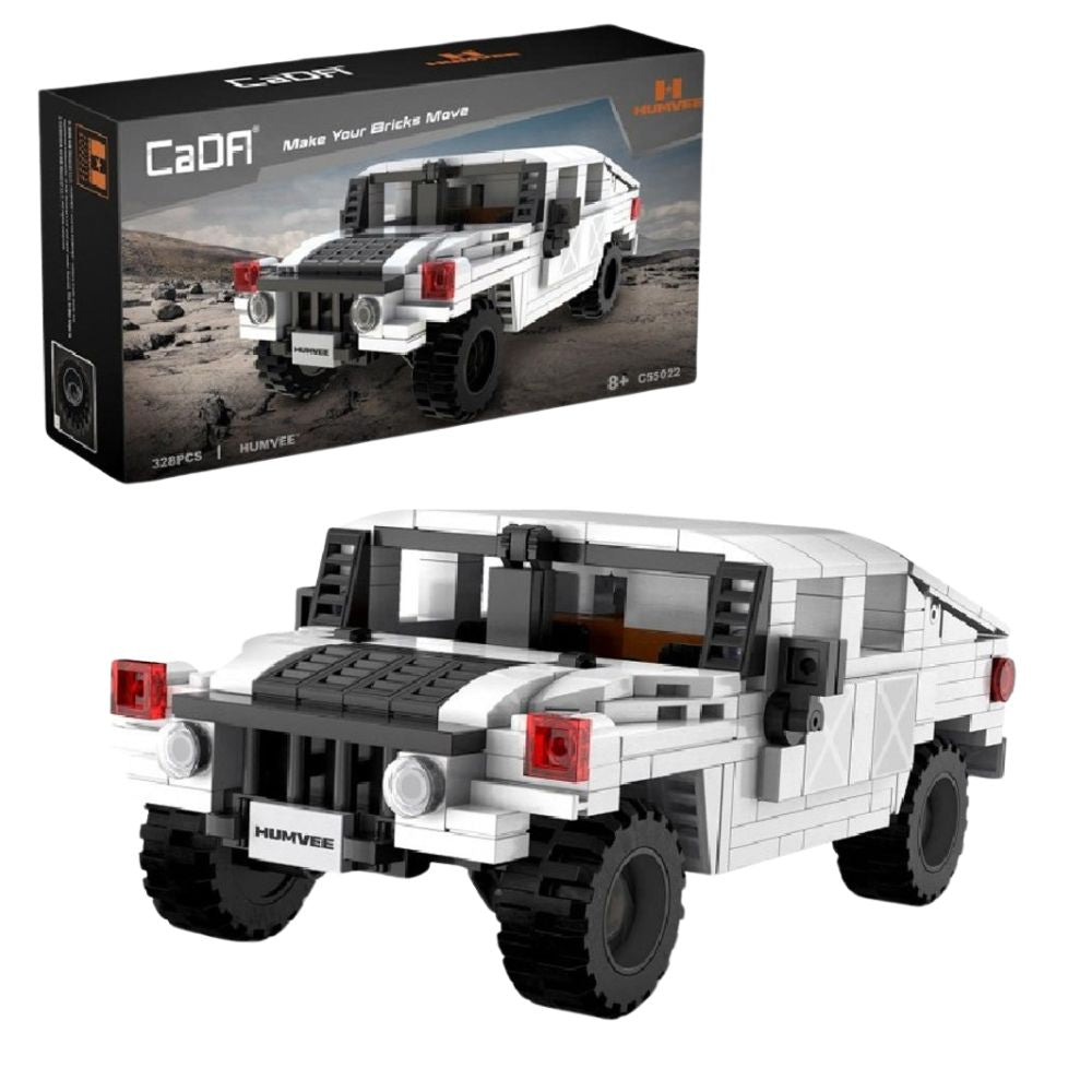 CaDa Make Your Own Bricks Move Humvee Off Road Truck