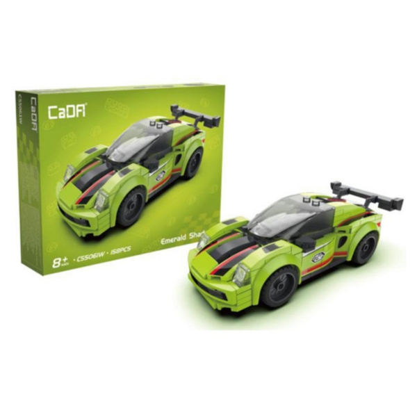 Cada Emerald Shadow Sprint Racing Car - 158 Piece Construction Set