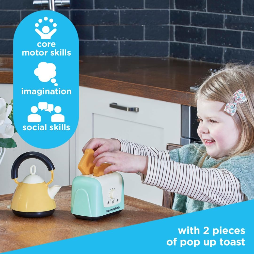 Casdon Morphy Richards Toy Toaster Kettle Set – Toys4you