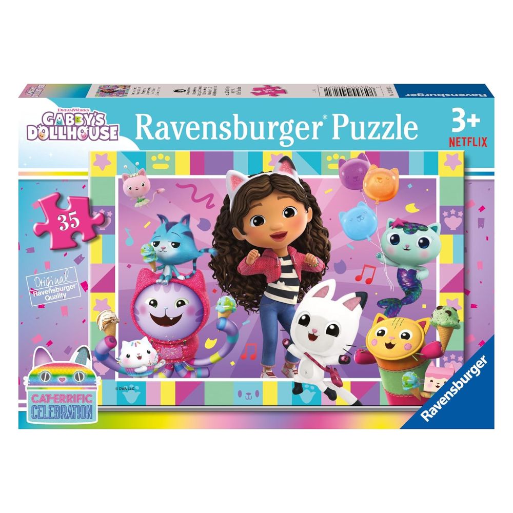 Ravensburger Children’s Puzzle Gabby’s Dollhouse - 35 Pieces Puzzle