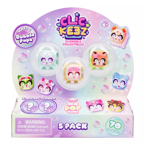 Clickeez Series 3 Bubble Pop Keychain