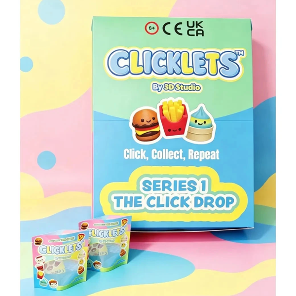 Clicklets Series 1 Fidget Toy Assorted Collectible Sensory Toy