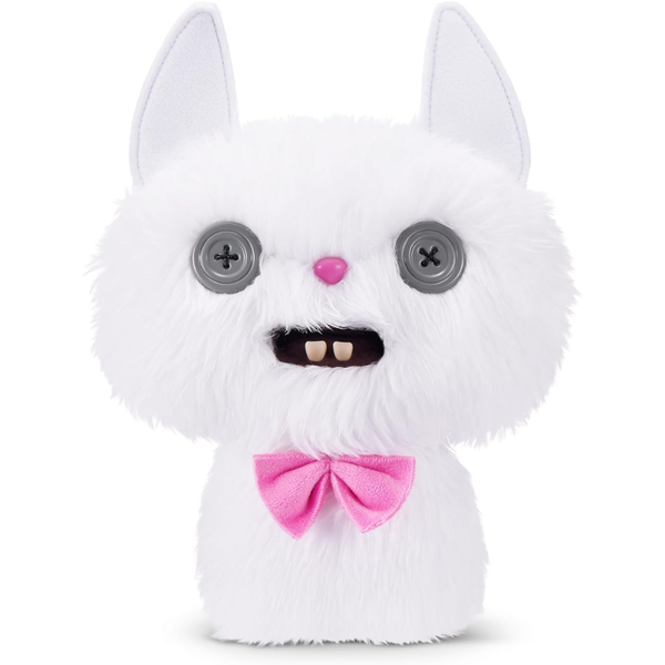 Click to see full view Fuggler Alley Cats Plush 9" (Cheeze) White by ZURU