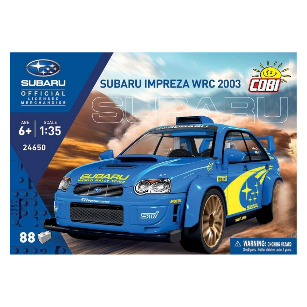 Cobi 1/35 Scale Subaru Impreza WRC 2003 Model Kit