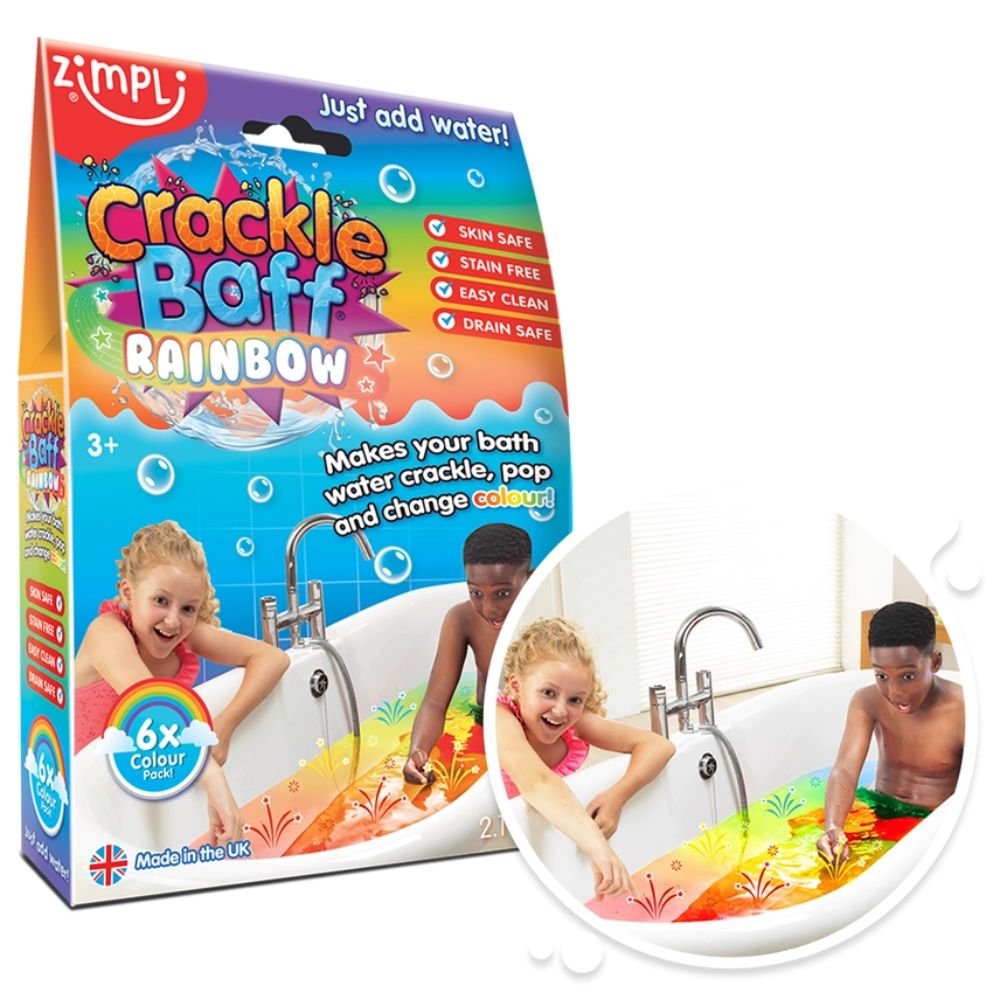 Crackle Baff Rainbow 6 Pack