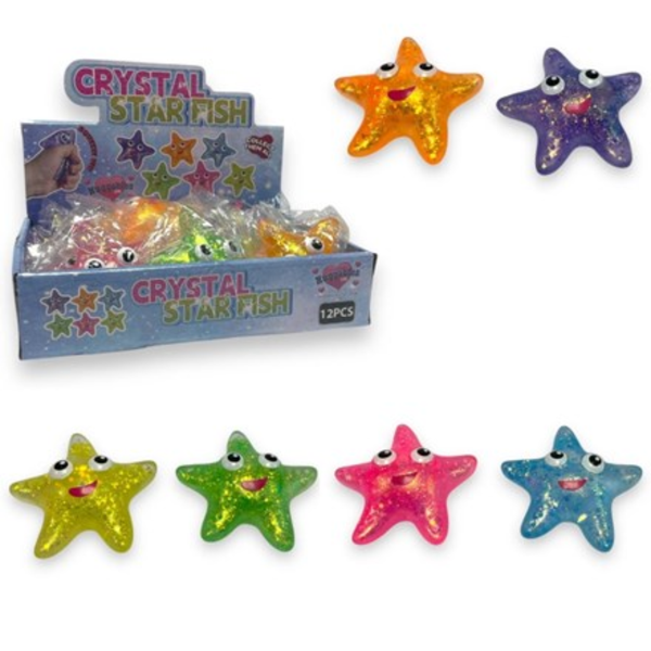 Crystal Starfish 9cm Sensory Toy