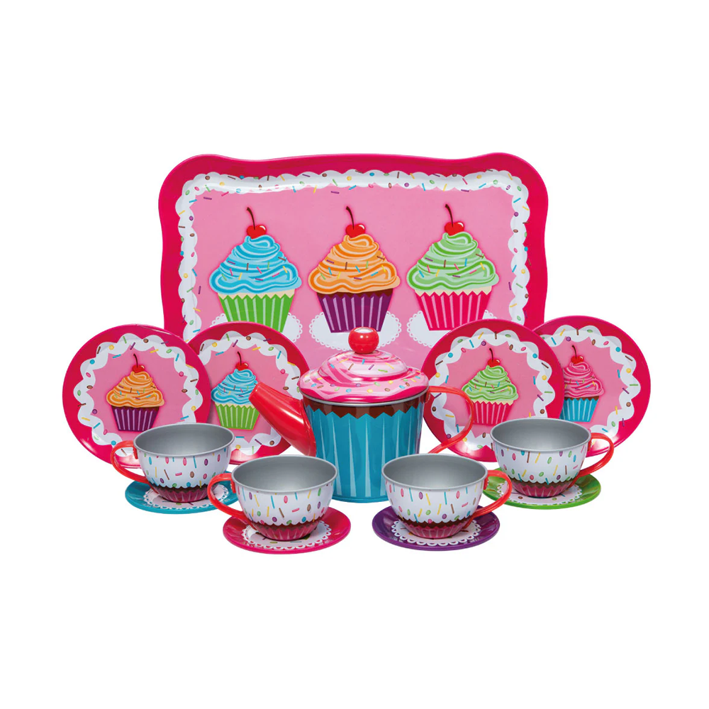 Cupcake Tin Tea Set