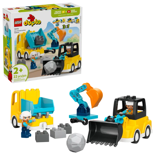 DUPLO 10475 3 in 1 Construction Vehicles