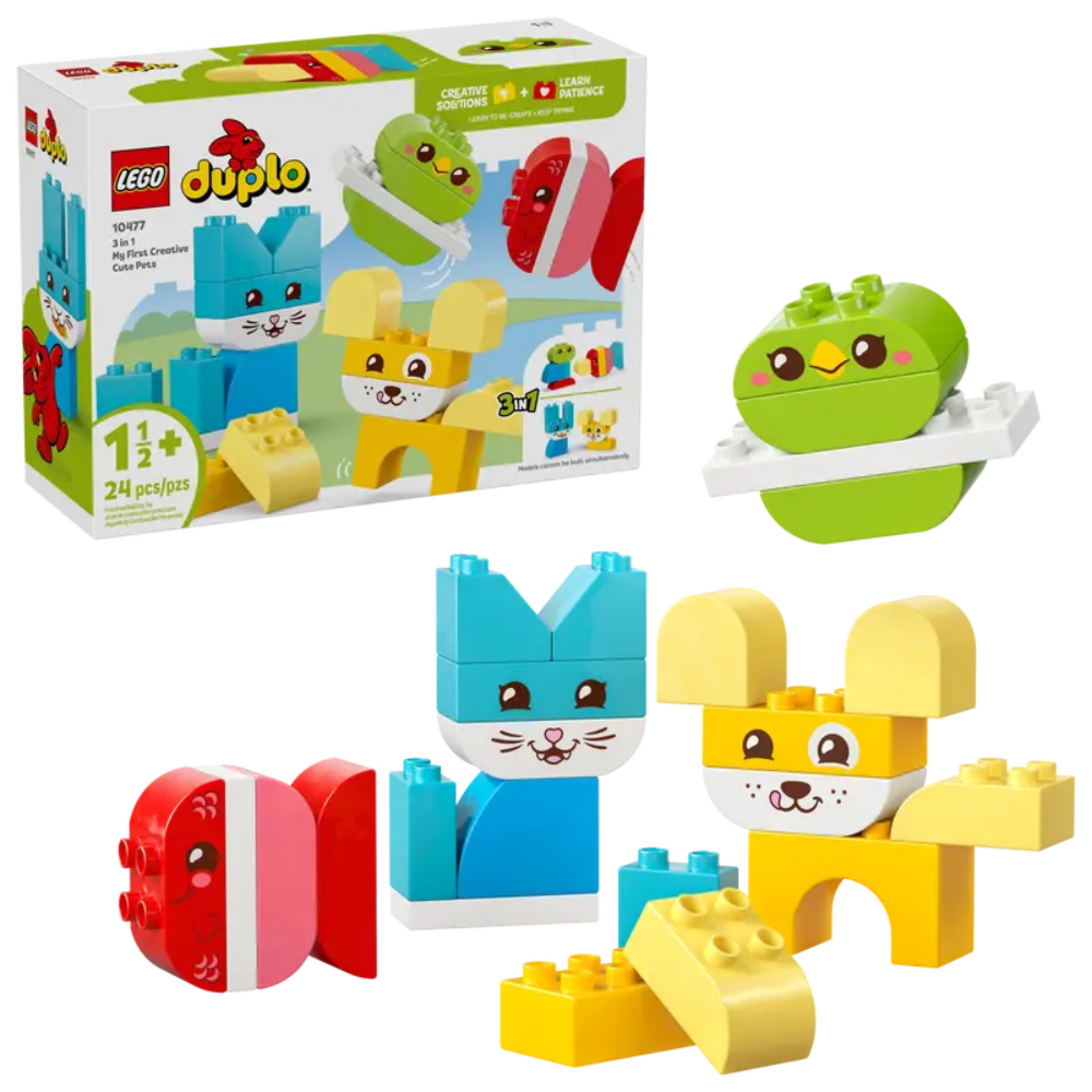 DUPLO 10477 3 in 1 Creative Cute Pets