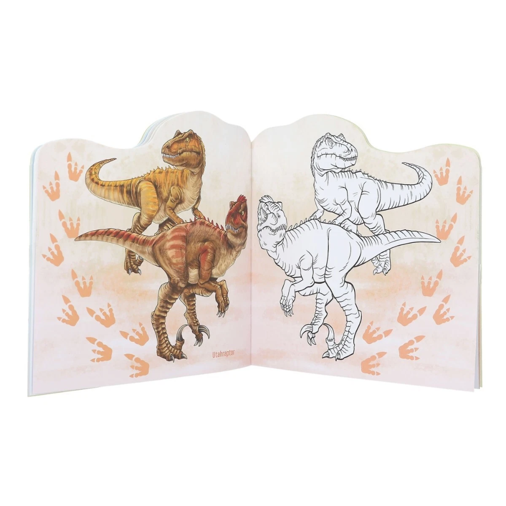 Depesche Dinosaur Dino World Colouring and Sticker Book – Toys4you