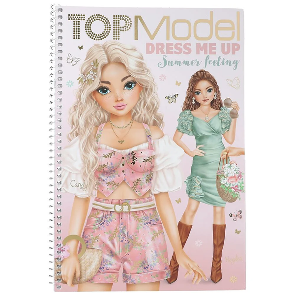 Depesche TOPModel Summer Feeling Dress Me Up Sticker Book