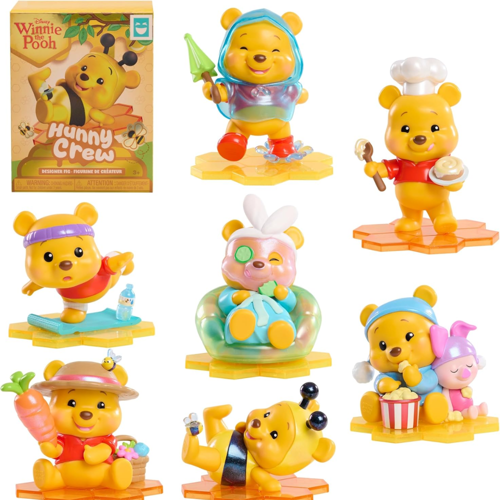 Disney HAPPY HAUL Winnie the Pooh Hunny Crew Designer Figures