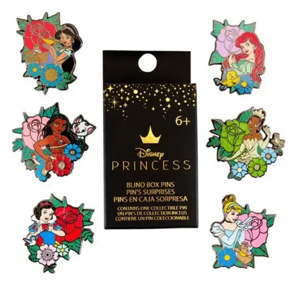 Disney Princess Tattoo Random Blind Box Enamel Pin