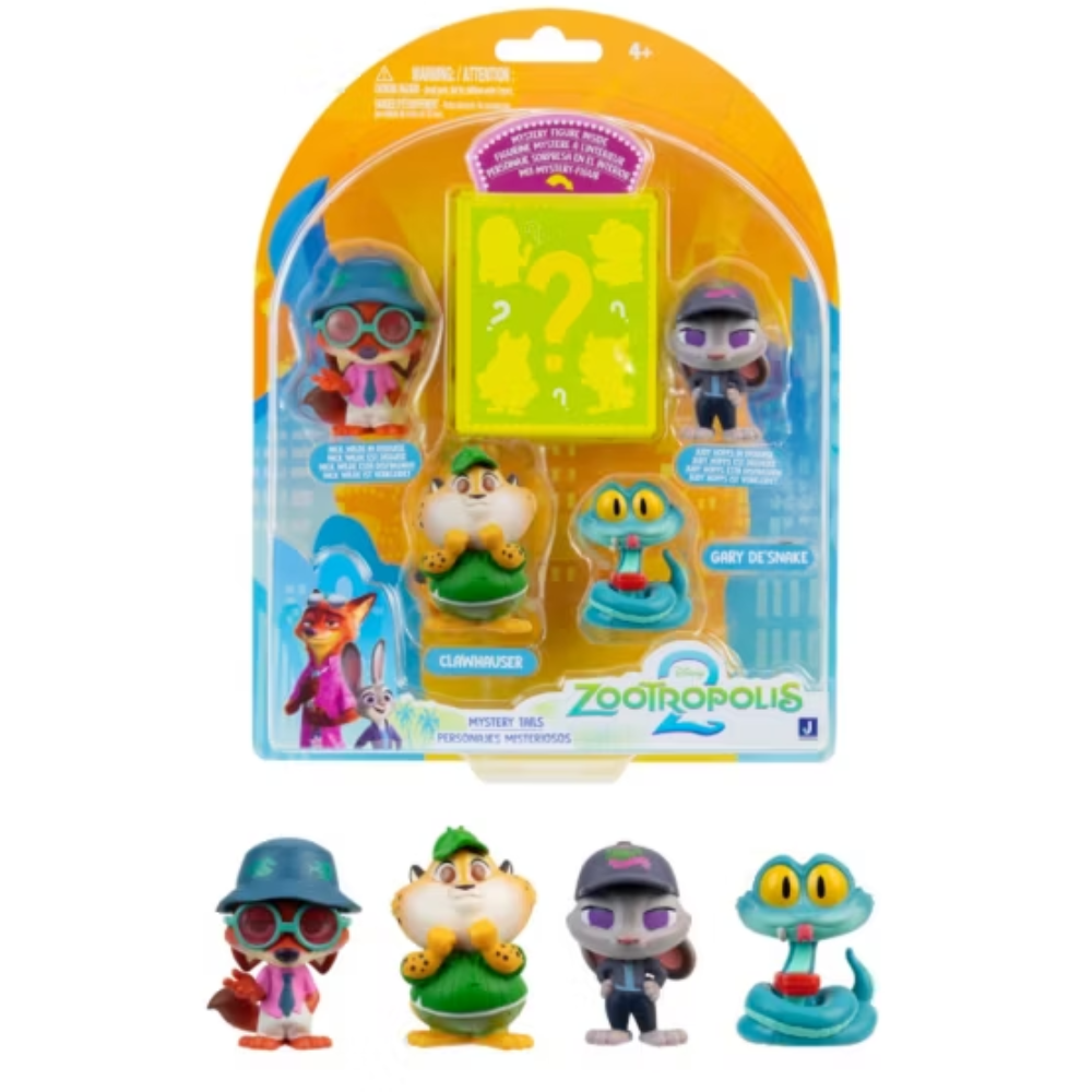 Disney Zootropolis 2 Mystery Tails 5-Pack Set