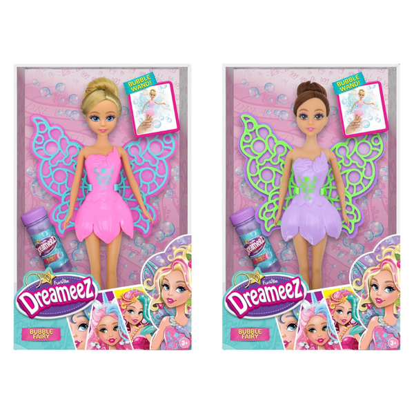 Dreameez Bubble Fairy Dolls Playset 2 Assorted Colors 29 cm Height