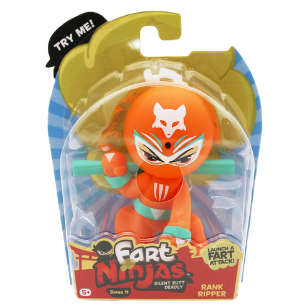Fart Ninja Warrior Series 11 Action Figure Rank Ripper