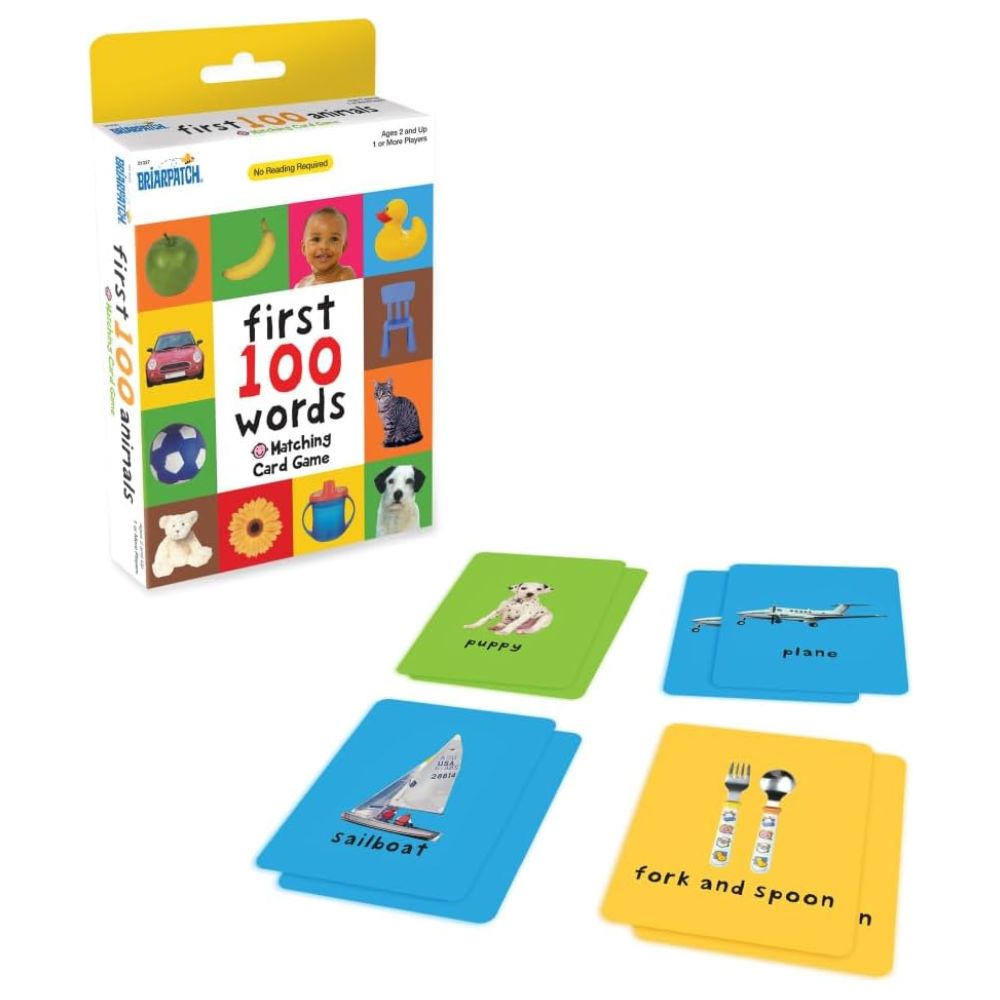 First 100 Words Matching Card Game