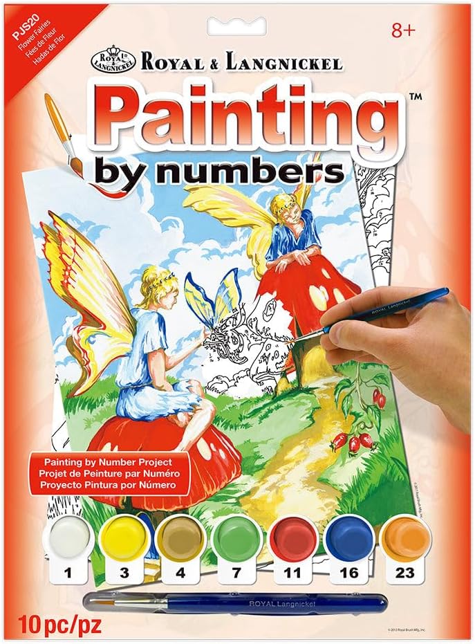 Painting By Numbers - Flower Fairies