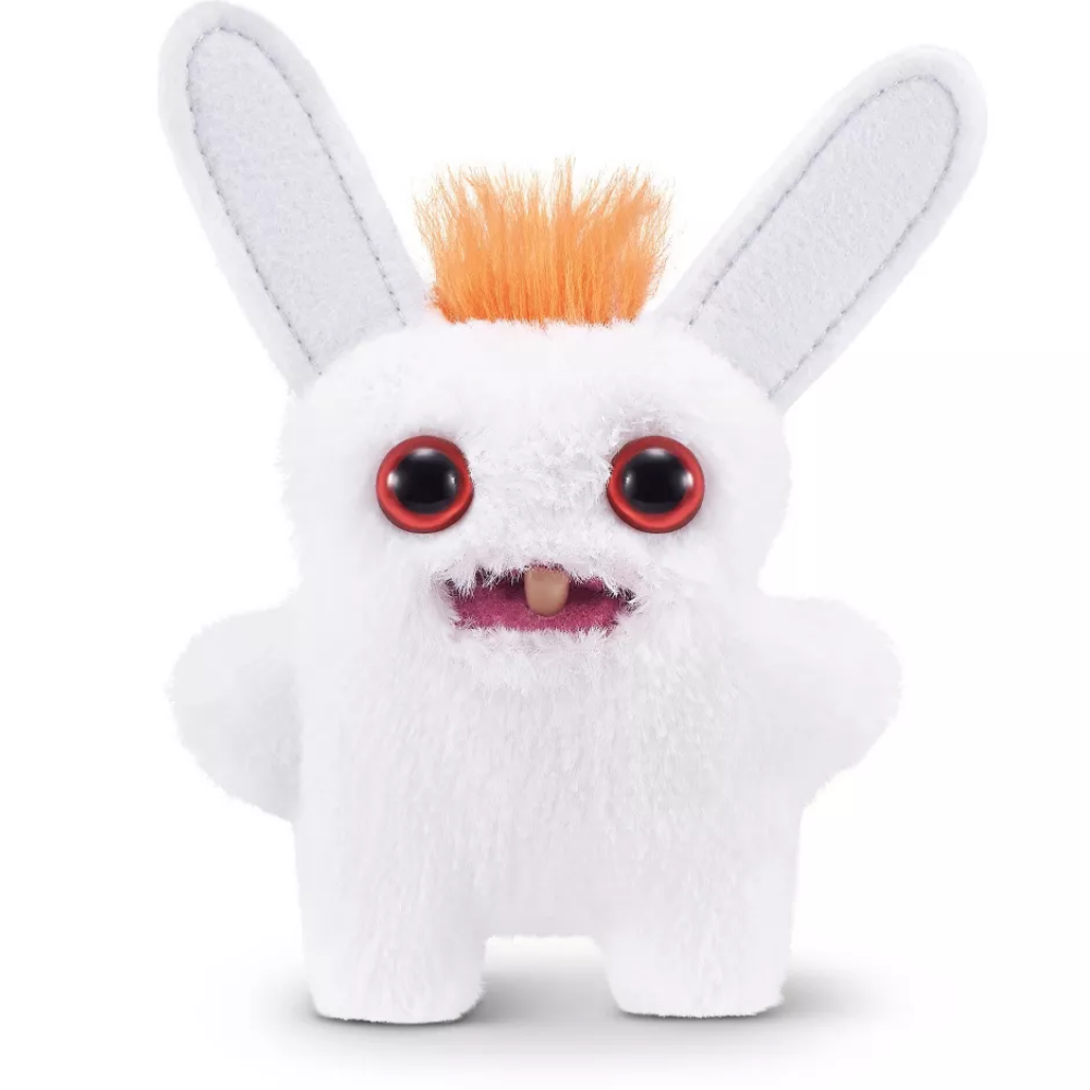 Fuggler 3.9" Rabid Rabbit White Stuffed Animal