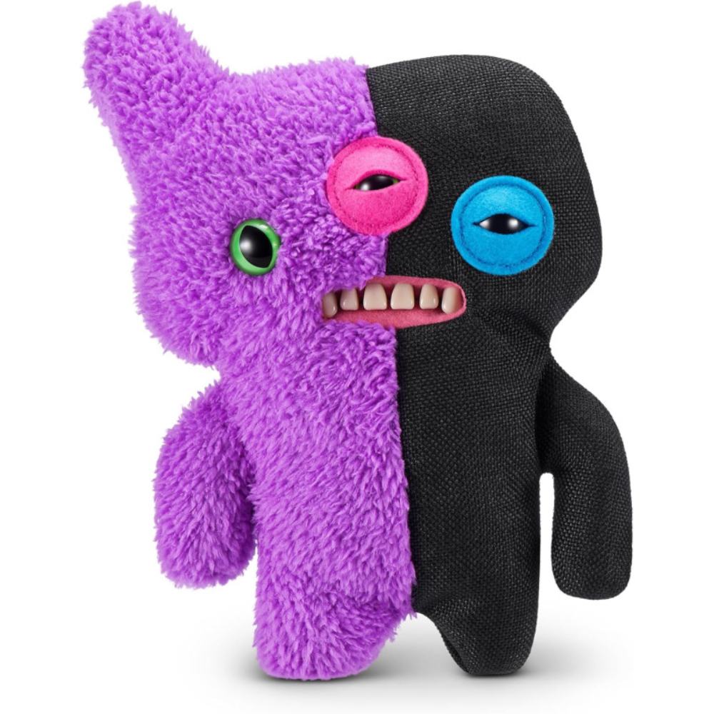 Fuggler Misfit Monsters Reekalien - Purple & Black Plush Soft Toy