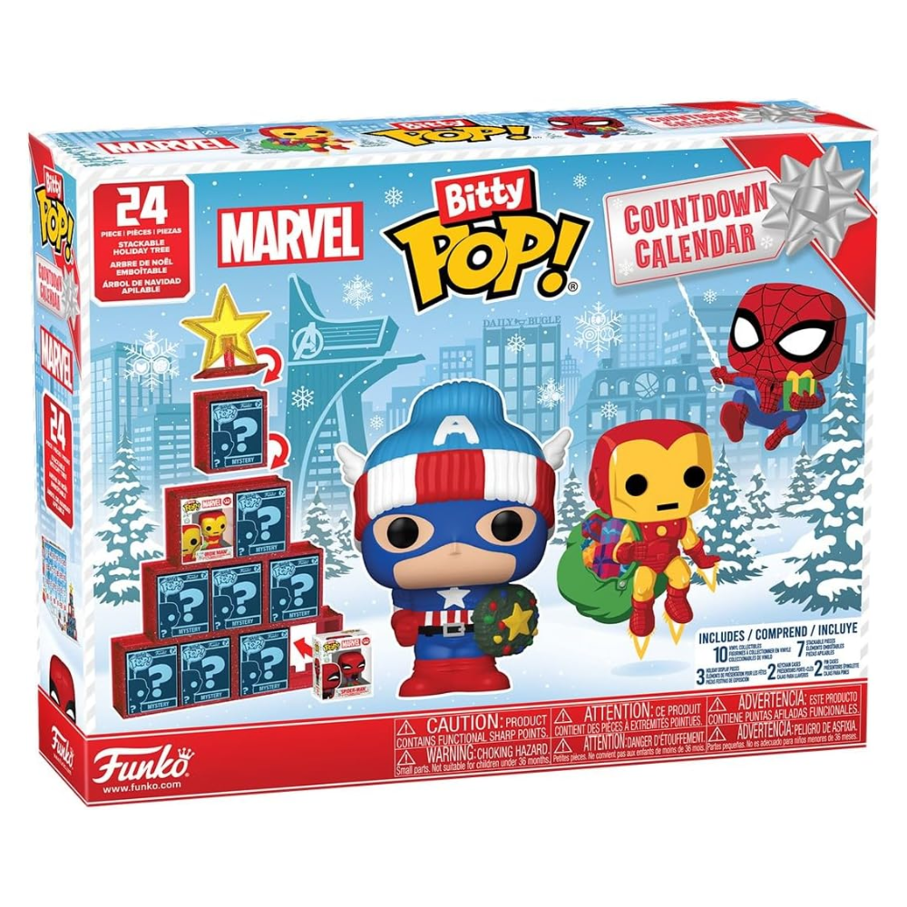 Funko Bitty POP Calendar Marvel Comics Collectibles