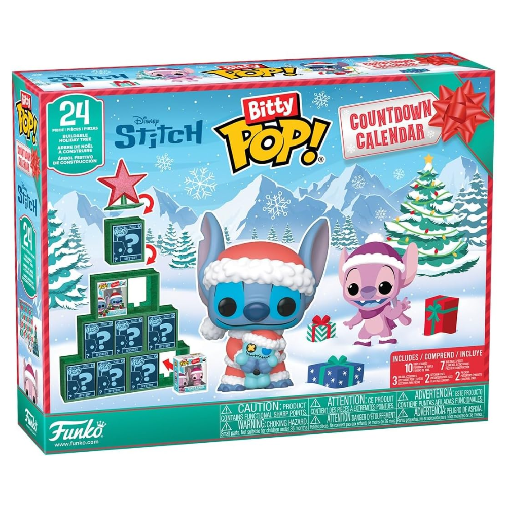 Funko Bitty Pop! Countdown Calendar Stitch Holiday Lilo and Stitch Advent Calendar