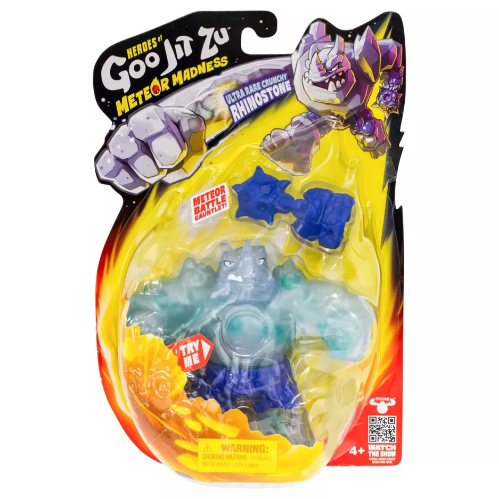 Goo Jit Zu Meteor Madness Hero Boulder Bash Rare Action Figure