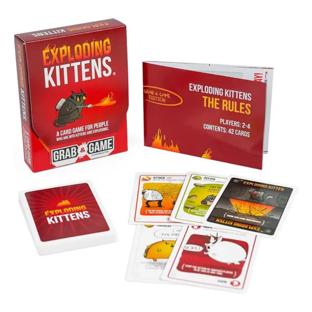 Grab & Game - Exploding Kittens – Toys4you