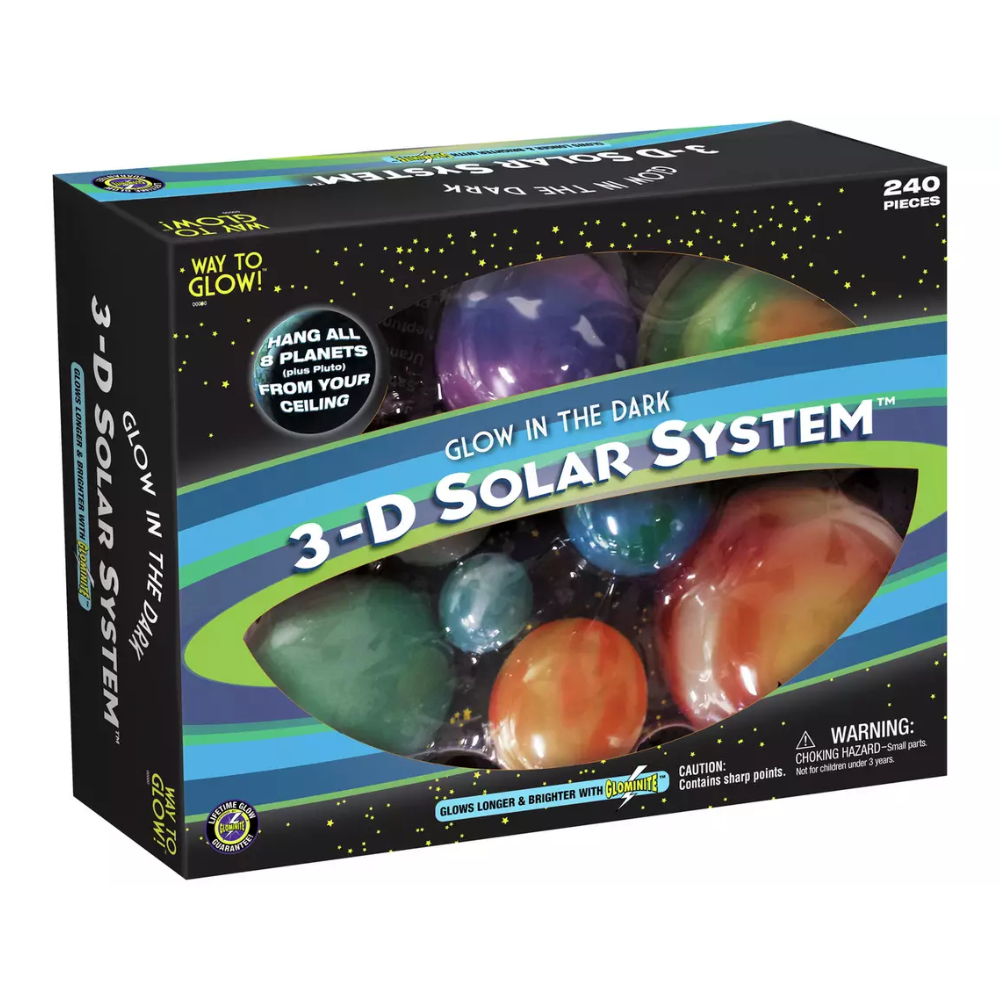 Great Explorations Space Glow in the Dark 3D Solar System