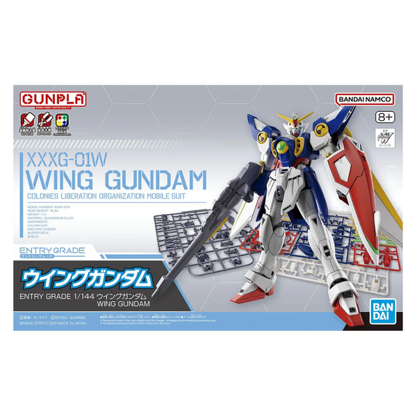 Gundam: EG 1/144 Scale Model Kit: Wing Gundam
