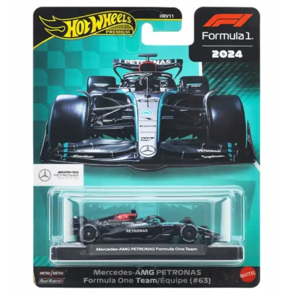 HOT WHEELS PREMIUM Formula 1 2024 Mercedes-AMG Petronas F1 Team
