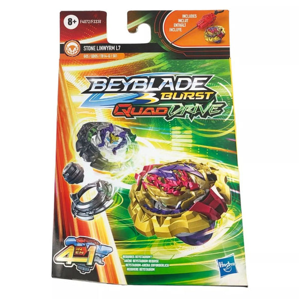Hasbro F4072 Beyblade Burst Quad Drive Stone Linwyrm L7