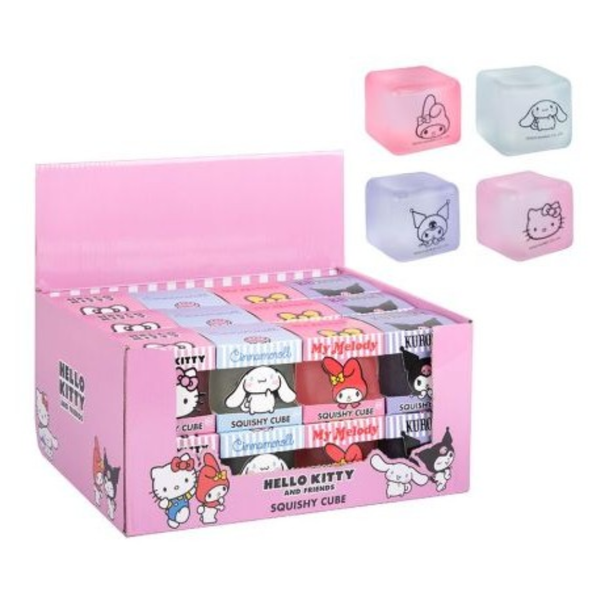 Hello Kitty & Friends Squishy Cube Assorted