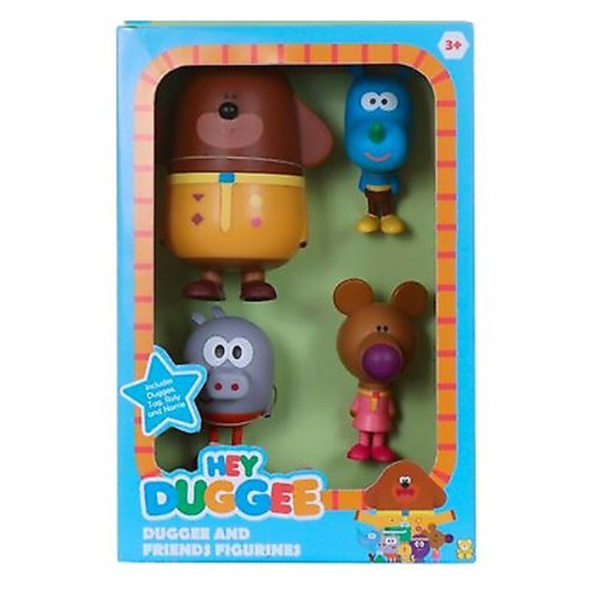 Hey Duggee 4 Figure Pack - (Duggee, Tag, Roly, Norrie)