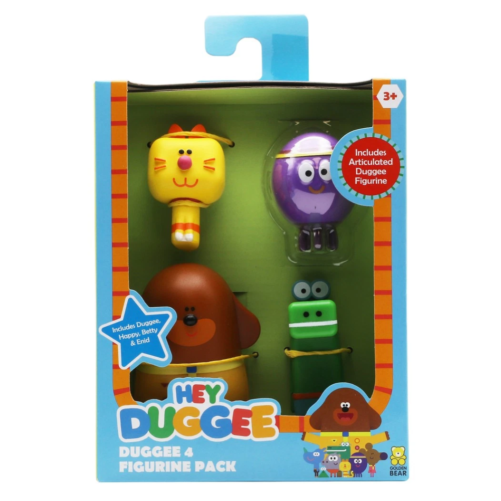 Hey Duggee Duggee 4 Figurine Pack