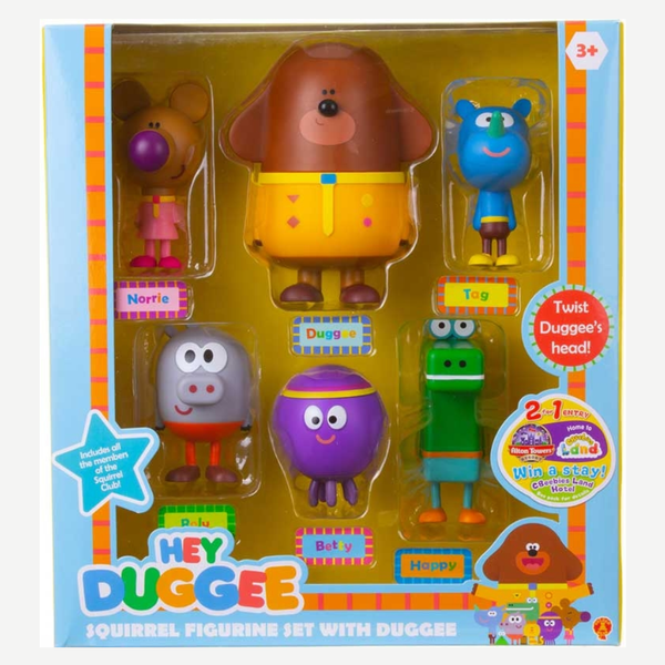 Hey Duggee Squirrel Figurine Set
