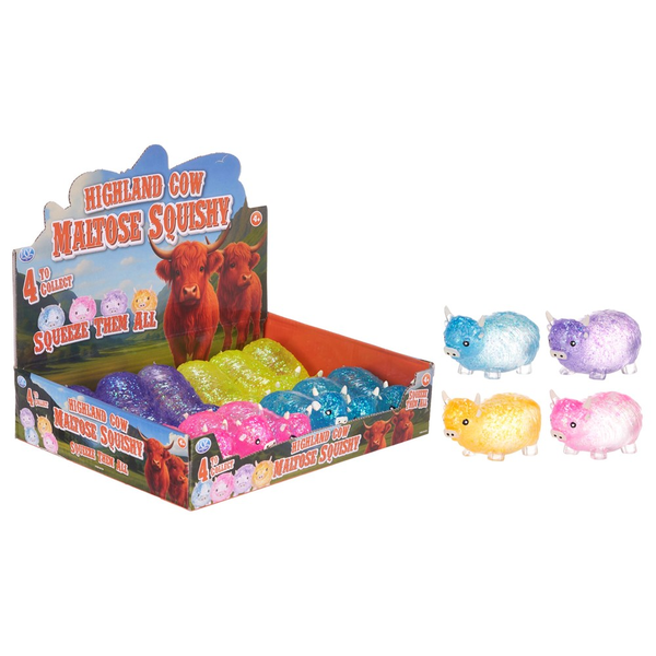 Highland Cow 9.5cm Squishy Sugar Maltose Toy