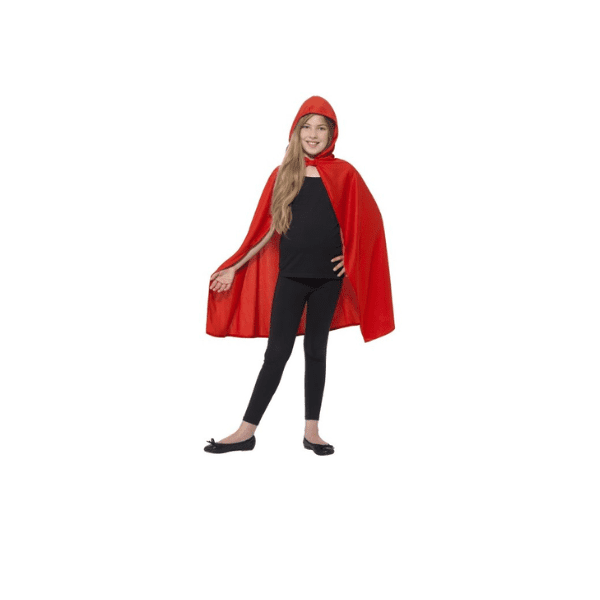 Hooded Cape, Red