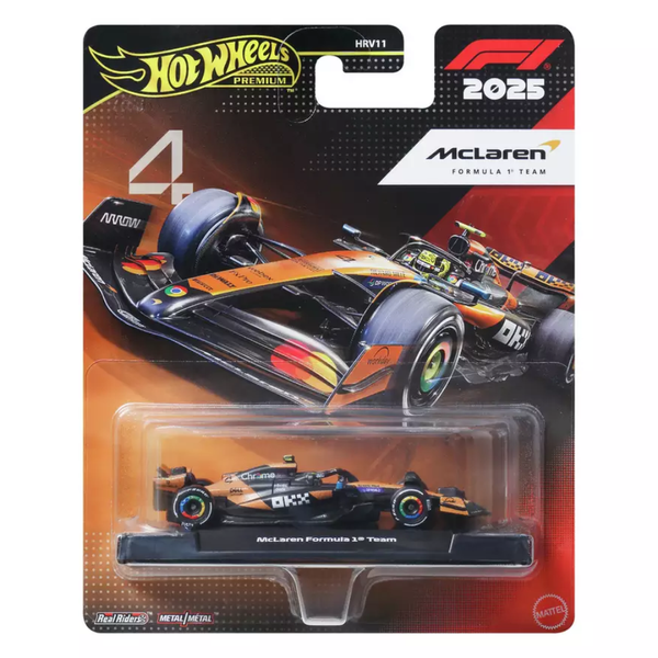 Hot Wheels 1:64 Scale Premium Die-Cast Formula 1 Team