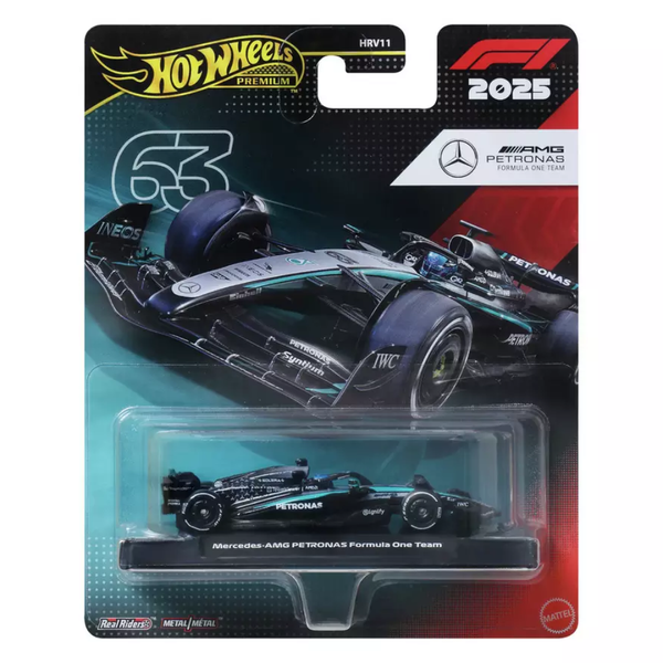 Hot Wheels F1 Collectable George Russel Styled Toy Car