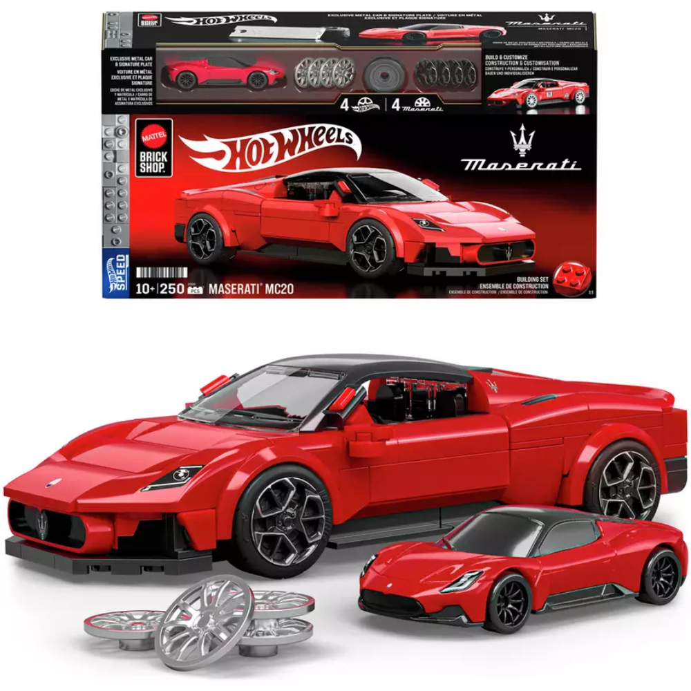 Hot Wheels Maserati MC20 Building Toy Kit