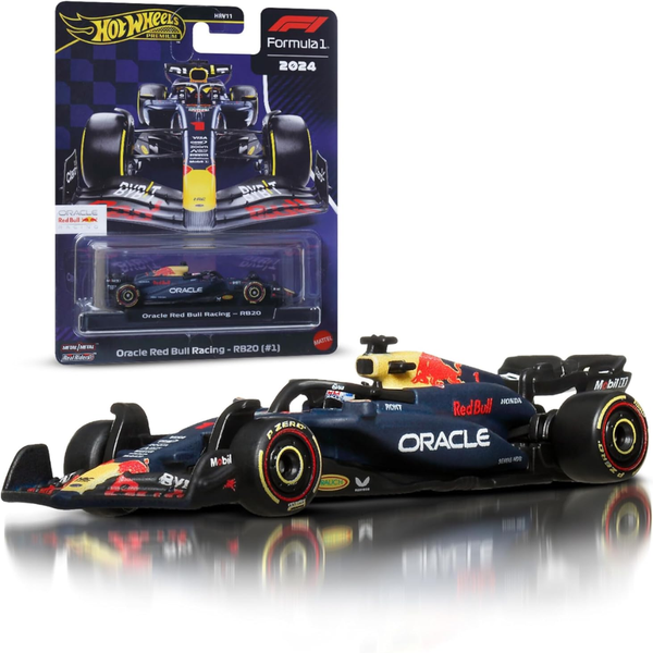 Hot Wheels Premium Formula 1 Collection 1:64 Scale Die-Cast Oracle Red Bull Racing RB20 Vehicle