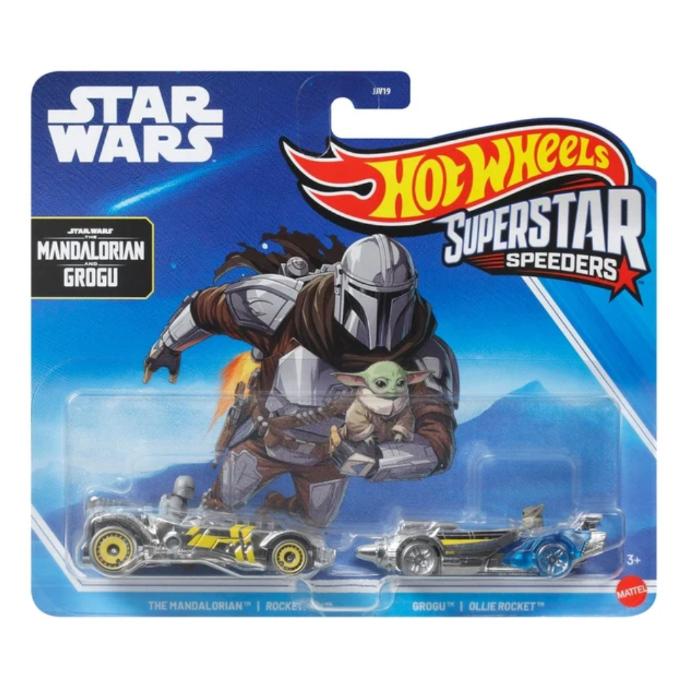 Hot Wheels Superstar Speeders Mandalorian Rocketfire/Ollie Rocketu