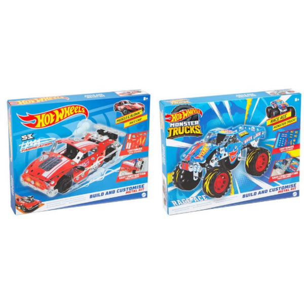 Hot Wheels Build & Customise Metal Kit ( Assorted Designs )