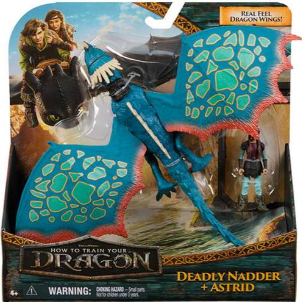 How to Train Your Dragon Deadly Nadder and Astrid Figures