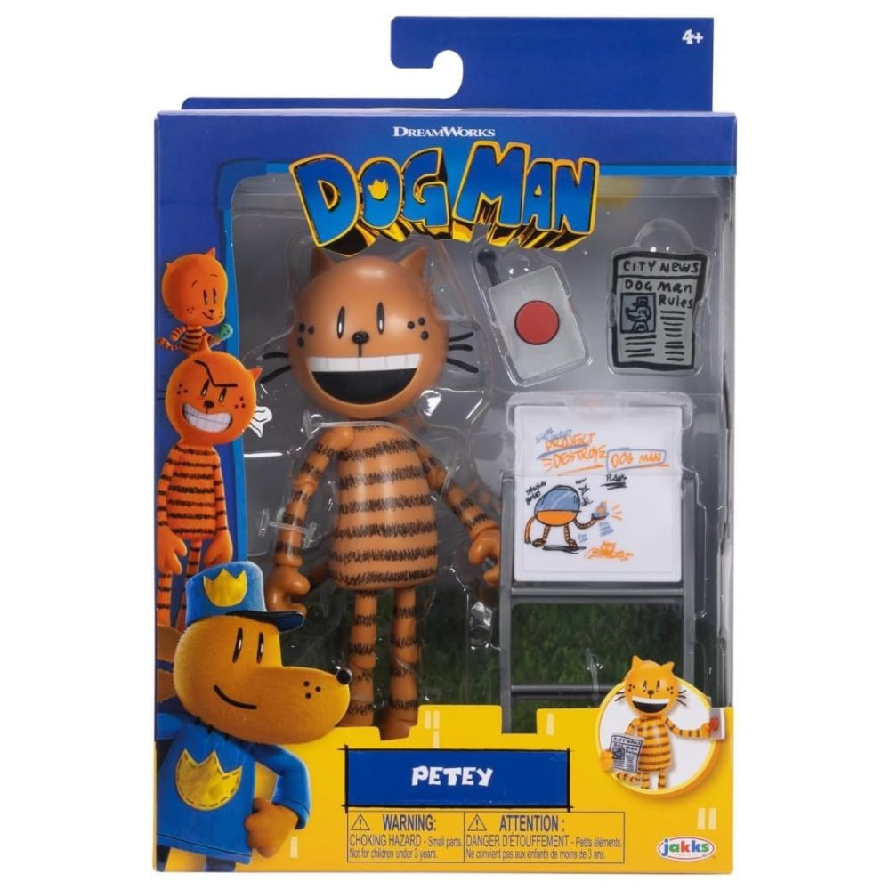 Dog Man Movie 5 Inch Petey Articulated Action Figure