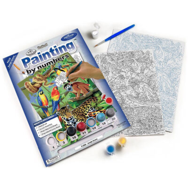 Painting By Numbers - Jungle Scene