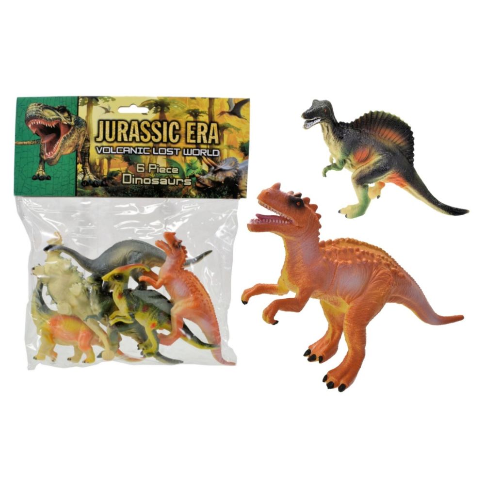 Jurassic Era Volcanic Lost World 6 Pack