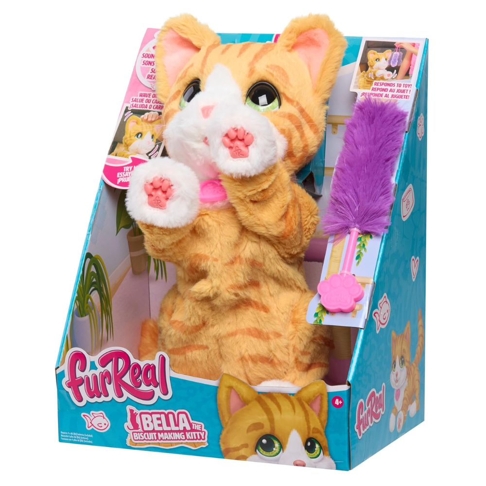 Just Play furReal Bella the Biscuit-Making Kitty 10 Inch Interactive Cat Toy