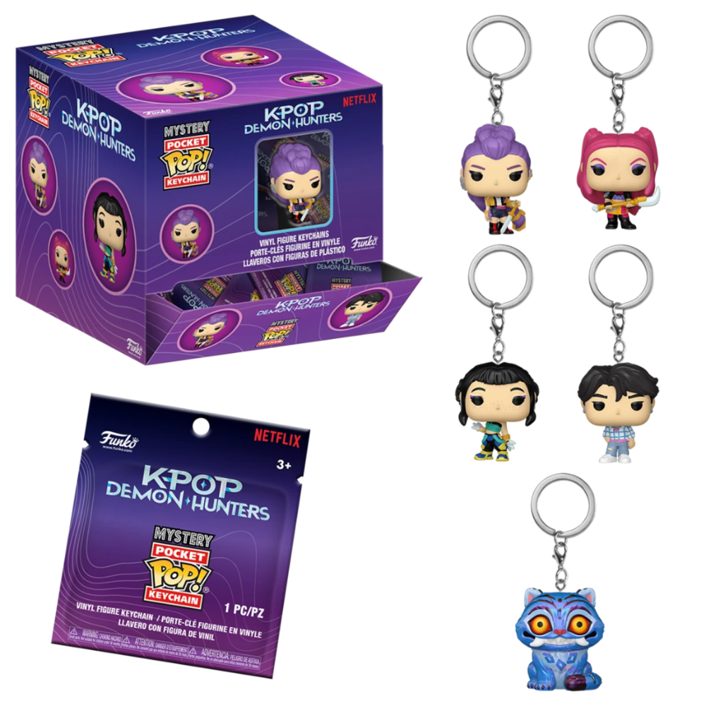 K-Pop Demon Hunters Funko Mystery Pocket Pop Vinyl Keychain